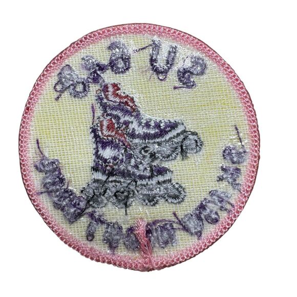 SU 648 Skate Night 2004 Patch Badge Girl Scout Activity GS VINTAGE HTF NEW - Picture 4 of 4